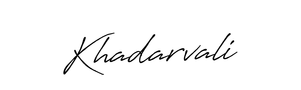 Once you've used our free online signature maker to create your best signature Antro_Vectra_Bolder style, it's time to enjoy all of the benefits that Khadarvali name signing documents. Khadarvali signature style 7 images and pictures png