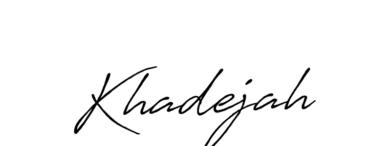 Make a beautiful signature design for name Khadejah. Use this online signature maker to create a handwritten signature for free. Khadejah signature style 7 images and pictures png