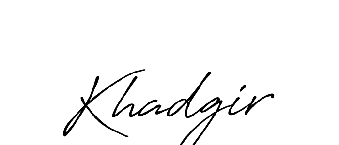 Also You can easily find your signature by using the search form. We will create Khadgir name handwritten signature images for you free of cost using Antro_Vectra_Bolder sign style. Khadgir signature style 7 images and pictures png