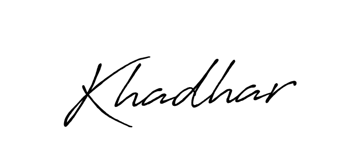 See photos of Khadhar official signature by Spectra . Check more albums & portfolios. Read reviews & check more about Antro_Vectra_Bolder font. Khadhar signature style 7 images and pictures png