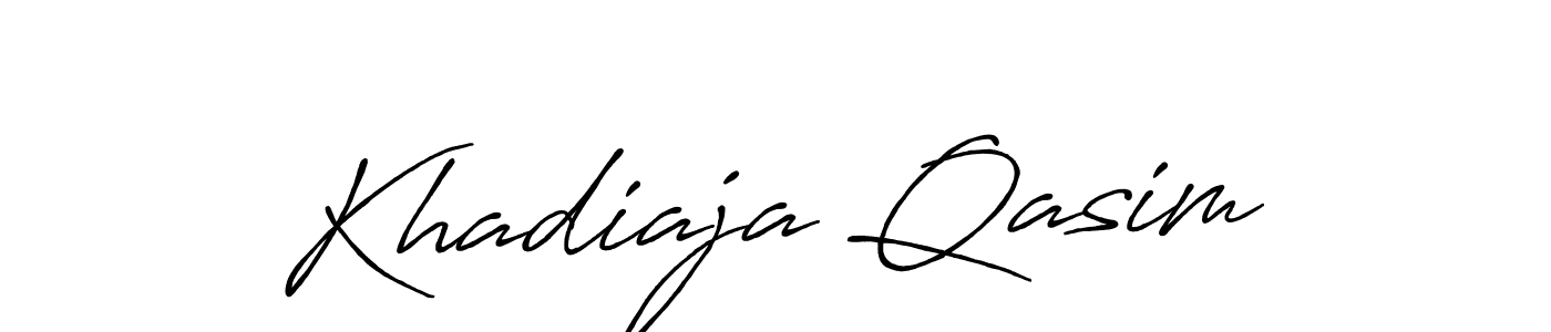 The best way (Antro_Vectra_Bolder) to make a short signature is to pick only two or three words in your name. The name Khadiaja Qasim include a total of six letters. For converting this name. Khadiaja Qasim signature style 7 images and pictures png