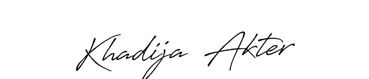 You should practise on your own different ways (Antro_Vectra_Bolder) to write your name (Khadija  Akter) in signature. don't let someone else do it for you. Khadija  Akter signature style 7 images and pictures png
