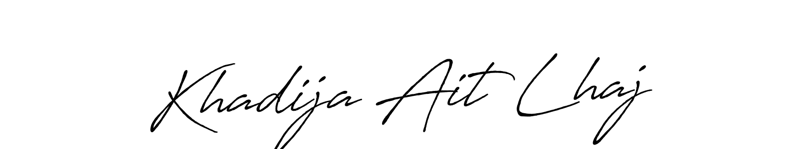 It looks lik you need a new signature style for name Khadija Ait Lhaj. Design unique handwritten (Antro_Vectra_Bolder) signature with our free signature maker in just a few clicks. Khadija Ait Lhaj signature style 7 images and pictures png