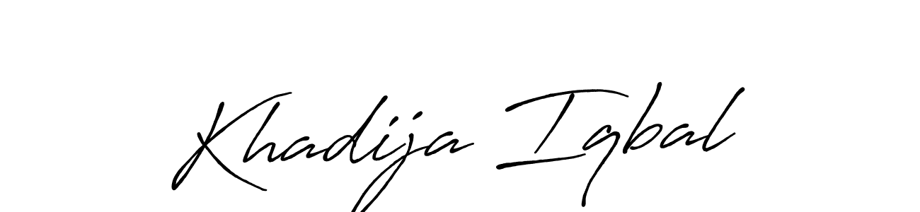 Make a beautiful signature design for name Khadija Iqbal. Use this online signature maker to create a handwritten signature for free. Khadija Iqbal signature style 7 images and pictures png