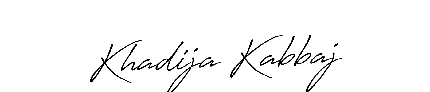Make a short Khadija Kabbaj signature style. Manage your documents anywhere anytime using Antro_Vectra_Bolder. Create and add eSignatures, submit forms, share and send files easily. Khadija Kabbaj signature style 7 images and pictures png