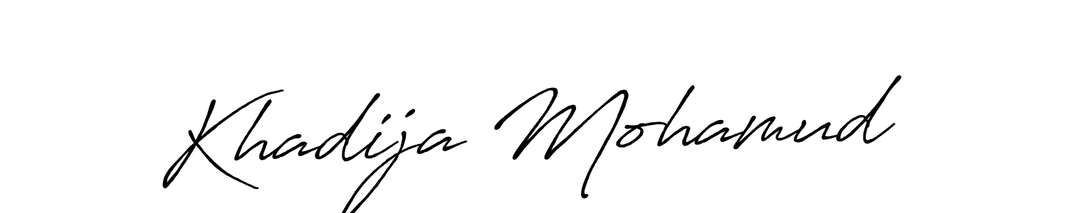 Once you've used our free online signature maker to create your best signature Antro_Vectra_Bolder style, it's time to enjoy all of the benefits that Khadija Mohamud name signing documents. Khadija Mohamud signature style 7 images and pictures png