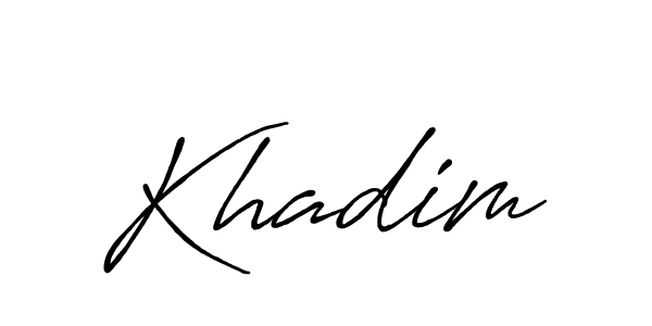 It looks lik you need a new signature style for name Khadim. Design unique handwritten (Antro_Vectra_Bolder) signature with our free signature maker in just a few clicks. Khadim signature style 7 images and pictures png