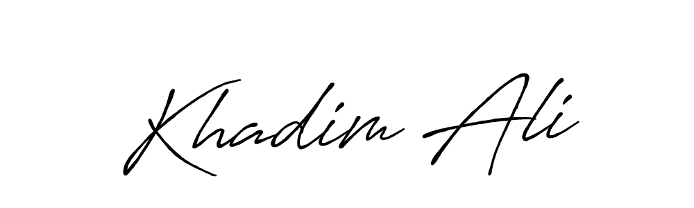 Make a beautiful signature design for name Khadim Ali. Use this online signature maker to create a handwritten signature for free. Khadim Ali signature style 7 images and pictures png