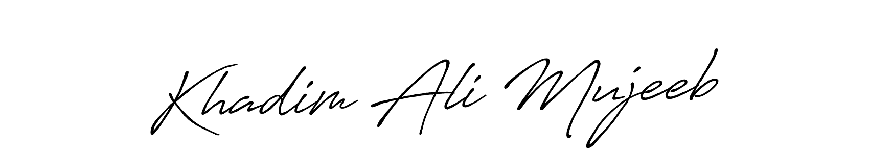 Check out images of Autograph of Khadim Ali Mujeeb name. Actor Khadim Ali Mujeeb Signature Style. Antro_Vectra_Bolder is a professional sign style online. Khadim Ali Mujeeb signature style 7 images and pictures png