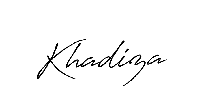 Make a beautiful signature design for name Khadiza. Use this online signature maker to create a handwritten signature for free. Khadiza signature style 7 images and pictures png