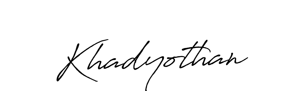 Antro_Vectra_Bolder is a professional signature style that is perfect for those who want to add a touch of class to their signature. It is also a great choice for those who want to make their signature more unique. Get Khadyothan name to fancy signature for free. Khadyothan signature style 7 images and pictures png