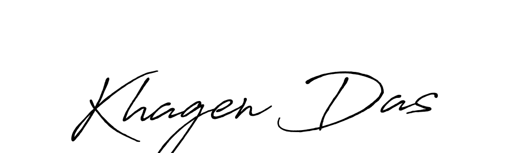 Also You can easily find your signature by using the search form. We will create Khagen Das name handwritten signature images for you free of cost using Antro_Vectra_Bolder sign style. Khagen Das signature style 7 images and pictures png