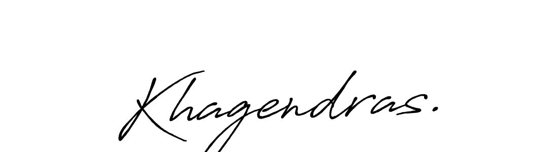 How to make Khagendras. signature? Antro_Vectra_Bolder is a professional autograph style. Create handwritten signature for Khagendras. name. Khagendras. signature style 7 images and pictures png