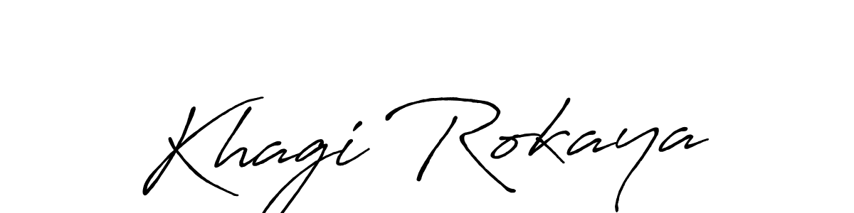 Make a beautiful signature design for name Khagi Rokaya. Use this online signature maker to create a handwritten signature for free. Khagi Rokaya signature style 7 images and pictures png