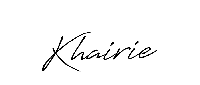 See photos of Khairie official signature by Spectra . Check more albums & portfolios. Read reviews & check more about Antro_Vectra_Bolder font. Khairie signature style 7 images and pictures png