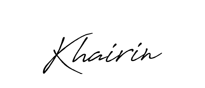 Once you've used our free online signature maker to create your best signature Antro_Vectra_Bolder style, it's time to enjoy all of the benefits that Khairin name signing documents. Khairin signature style 7 images and pictures png