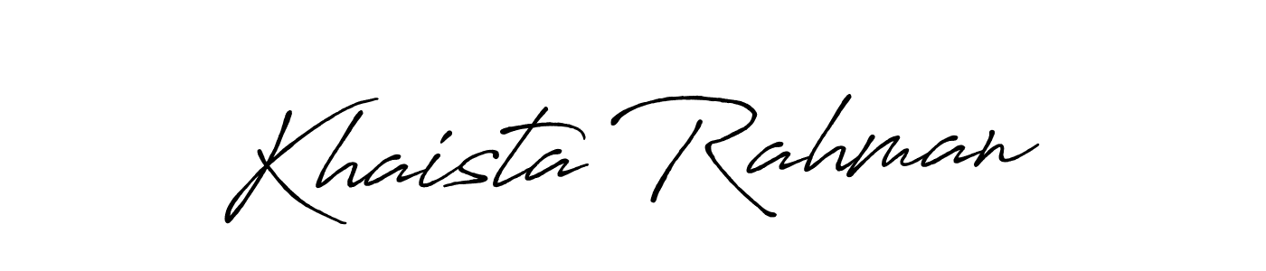 How to Draw Khaista Rahman signature style? Antro_Vectra_Bolder is a latest design signature styles for name Khaista Rahman. Khaista Rahman signature style 7 images and pictures png