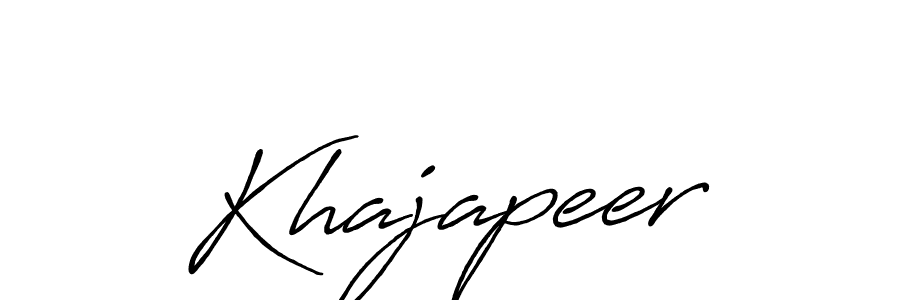 Similarly Antro_Vectra_Bolder is the best handwritten signature design. Signature creator online .You can use it as an online autograph creator for name Khajapeer. Khajapeer signature style 7 images and pictures png