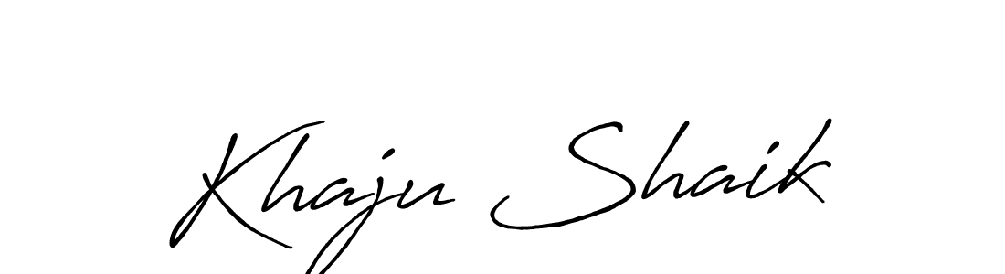 Make a short Khaju Shaik signature style. Manage your documents anywhere anytime using Antro_Vectra_Bolder. Create and add eSignatures, submit forms, share and send files easily. Khaju Shaik signature style 7 images and pictures png