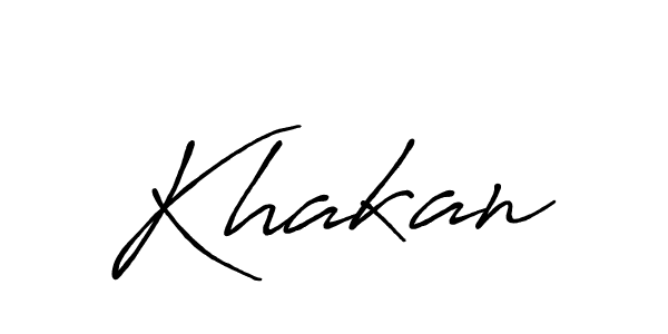 Make a beautiful signature design for name Khakan. Use this online signature maker to create a handwritten signature for free. Khakan signature style 7 images and pictures png