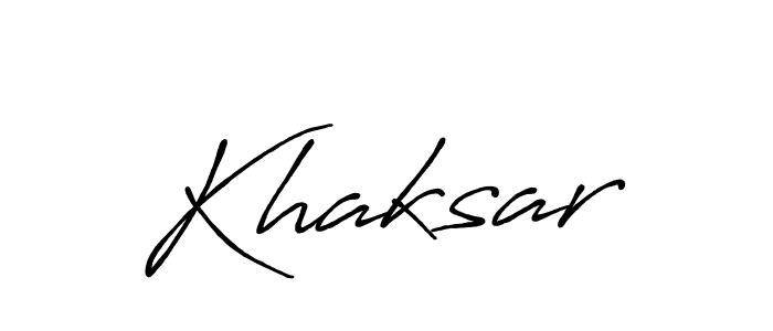 Make a beautiful signature design for name Khaksar. Use this online signature maker to create a handwritten signature for free. Khaksar signature style 7 images and pictures png