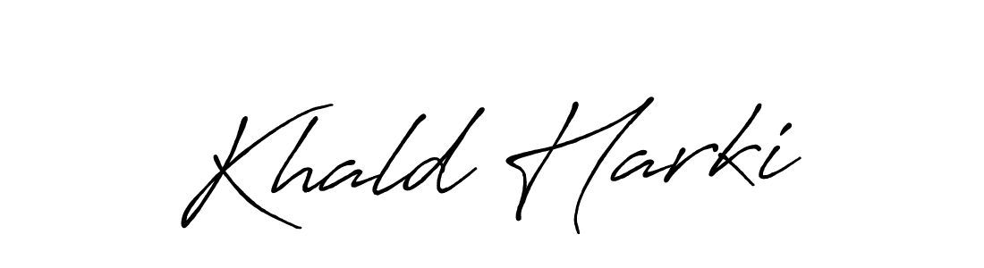 It looks lik you need a new signature style for name Khald Harki. Design unique handwritten (Antro_Vectra_Bolder) signature with our free signature maker in just a few clicks. Khald Harki signature style 7 images and pictures png