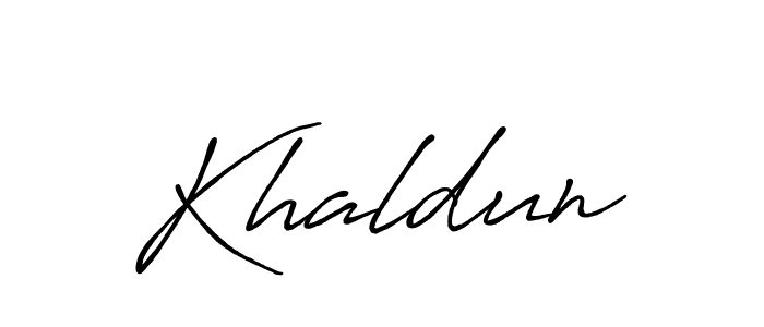 if you are searching for the best signature style for your name Khaldun. so please give up your signature search. here we have designed multiple signature styles  using Antro_Vectra_Bolder. Khaldun signature style 7 images and pictures png