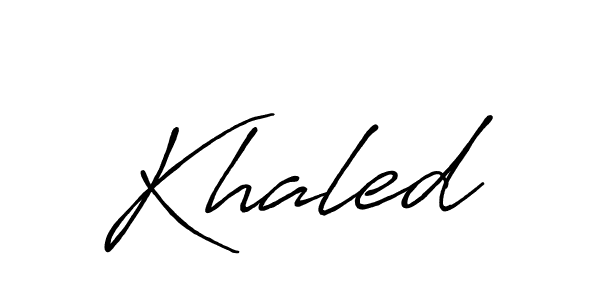 Khaled stylish signature style. Best Handwritten Sign (Antro_Vectra_Bolder) for my name. Handwritten Signature Collection Ideas for my name Khaled. Khaled signature style 7 images and pictures png