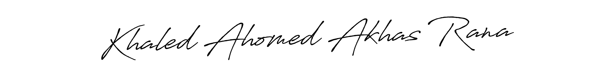 Also You can easily find your signature by using the search form. We will create Khaled Ahomed Akhas Rana name handwritten signature images for you free of cost using Antro_Vectra_Bolder sign style. Khaled Ahomed Akhas Rana signature style 7 images and pictures png