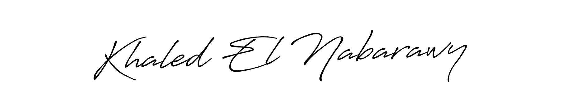 How to make Khaled El Nabarawy signature? Antro_Vectra_Bolder is a professional autograph style. Create handwritten signature for Khaled El Nabarawy name. Khaled El Nabarawy signature style 7 images and pictures png