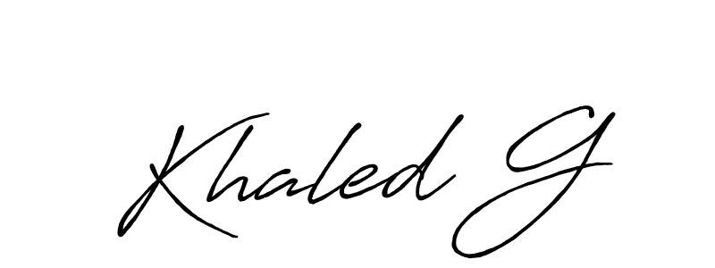 You should practise on your own different ways (Antro_Vectra_Bolder) to write your name (Khaled G) in signature. don't let someone else do it for you. Khaled G signature style 7 images and pictures png