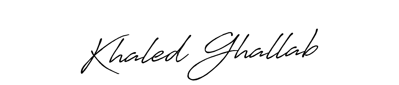 Make a beautiful signature design for name Khaled Ghallab. Use this online signature maker to create a handwritten signature for free. Khaled Ghallab signature style 7 images and pictures png