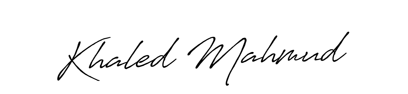 Also You can easily find your signature by using the search form. We will create Khaled Mahmud name handwritten signature images for you free of cost using Antro_Vectra_Bolder sign style. Khaled Mahmud signature style 7 images and pictures png