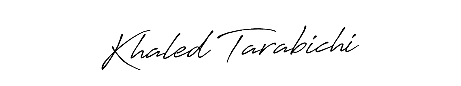 Also You can easily find your signature by using the search form. We will create Khaled Tarabichi name handwritten signature images for you free of cost using Antro_Vectra_Bolder sign style. Khaled Tarabichi signature style 7 images and pictures png