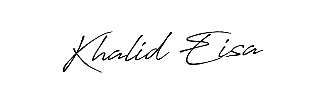 Make a short Khalid Eisa signature style. Manage your documents anywhere anytime using Antro_Vectra_Bolder. Create and add eSignatures, submit forms, share and send files easily. Khalid Eisa signature style 7 images and pictures png