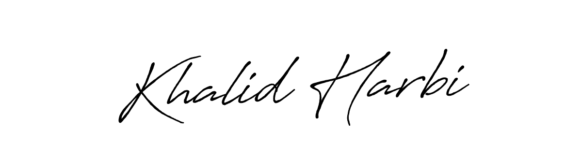 Once you've used our free online signature maker to create your best signature Antro_Vectra_Bolder style, it's time to enjoy all of the benefits that Khalid Harbi name signing documents. Khalid Harbi signature style 7 images and pictures png