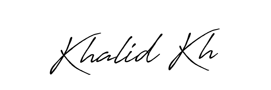 Once you've used our free online signature maker to create your best signature Antro_Vectra_Bolder style, it's time to enjoy all of the benefits that Khalid Kh name signing documents. Khalid Kh signature style 7 images and pictures png