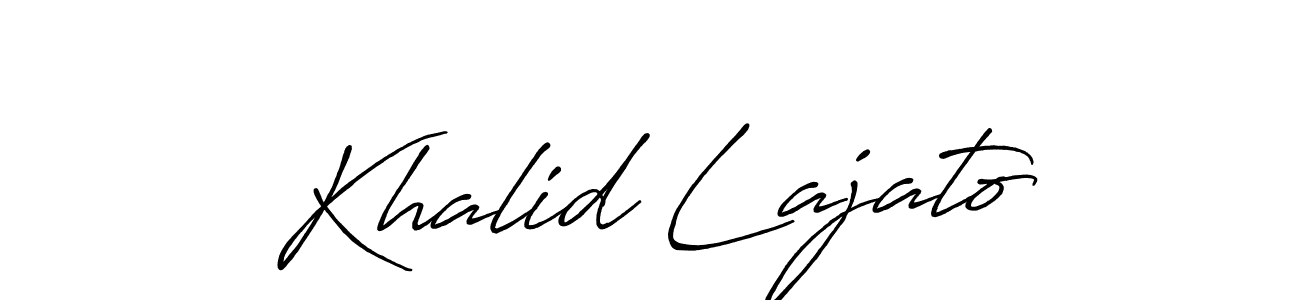 You should practise on your own different ways (Antro_Vectra_Bolder) to write your name (Khalid Lajato) in signature. don't let someone else do it for you. Khalid Lajato signature style 7 images and pictures png