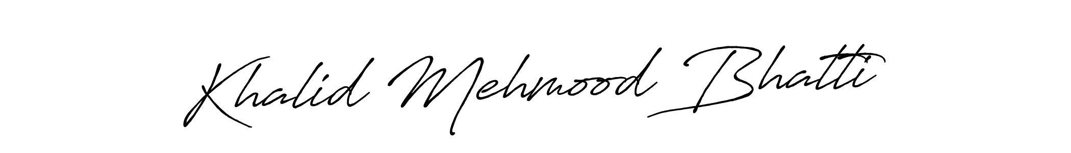 It looks lik you need a new signature style for name Khalid Mehmood Bhatti. Design unique handwritten (Antro_Vectra_Bolder) signature with our free signature maker in just a few clicks. Khalid Mehmood Bhatti signature style 7 images and pictures png