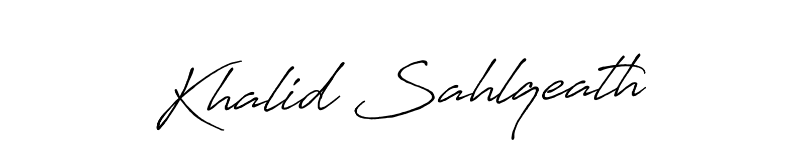 You can use this online signature creator to create a handwritten signature for the name Khalid Sahlqeath. This is the best online autograph maker. Khalid Sahlqeath signature style 7 images and pictures png