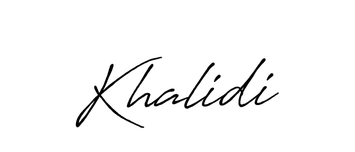 You should practise on your own different ways (Antro_Vectra_Bolder) to write your name (Khalidi) in signature. don't let someone else do it for you. Khalidi signature style 7 images and pictures png