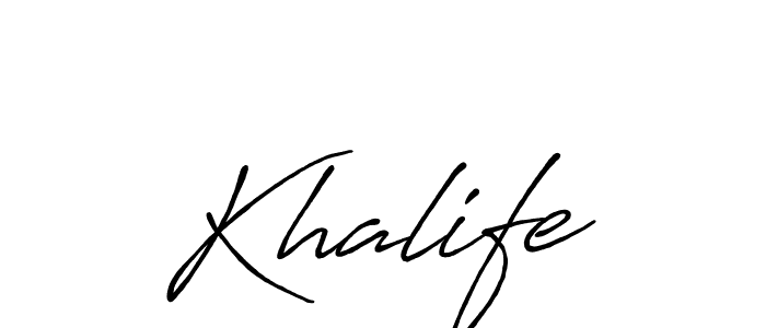 Best and Professional Signature Style for Khalife. Antro_Vectra_Bolder Best Signature Style Collection. Khalife signature style 7 images and pictures png