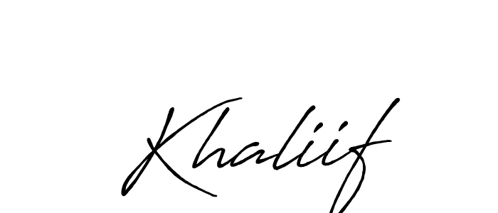 Once you've used our free online signature maker to create your best signature Antro_Vectra_Bolder style, it's time to enjoy all of the benefits that Khaliif name signing documents. Khaliif signature style 7 images and pictures png
