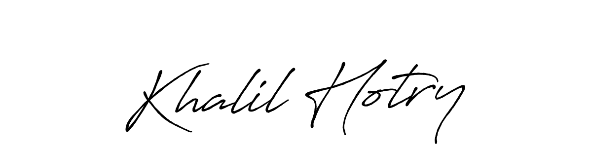 This is the best signature style for the Khalil Hotry name. Also you like these signature font (Antro_Vectra_Bolder). Mix name signature. Khalil Hotry signature style 7 images and pictures png