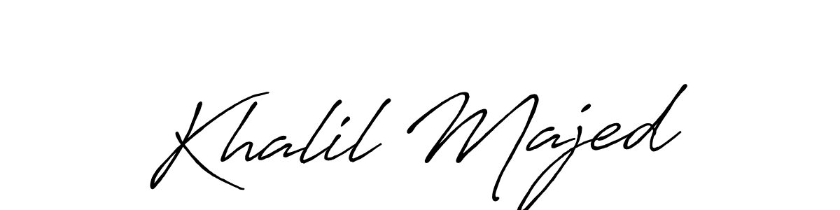 Design your own signature with our free online signature maker. With this signature software, you can create a handwritten (Antro_Vectra_Bolder) signature for name Khalil Majed. Khalil Majed signature style 7 images and pictures png