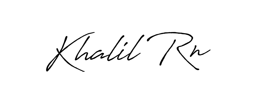 How to Draw Khalil Rn signature style? Antro_Vectra_Bolder is a latest design signature styles for name Khalil Rn. Khalil Rn signature style 7 images and pictures png