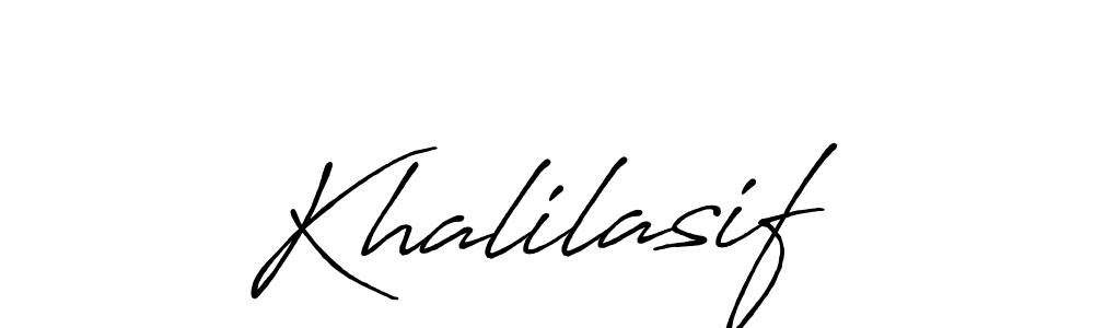 Once you've used our free online signature maker to create your best signature Antro_Vectra_Bolder style, it's time to enjoy all of the benefits that Khalilasif name signing documents. Khalilasif signature style 7 images and pictures png