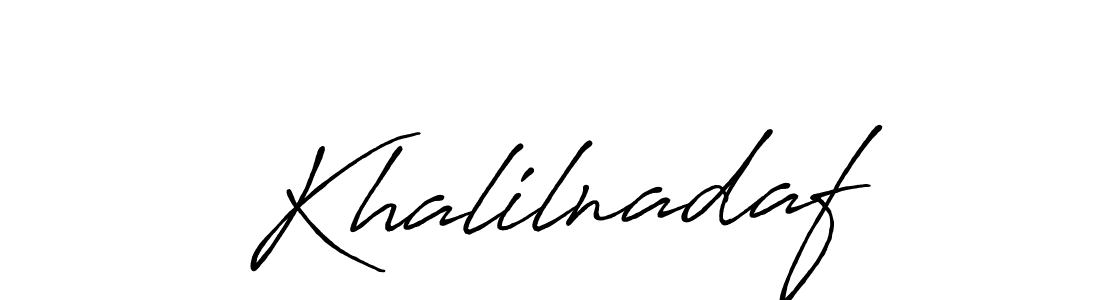 Similarly Antro_Vectra_Bolder is the best handwritten signature design. Signature creator online .You can use it as an online autograph creator for name Khalilnadaf. Khalilnadaf signature style 7 images and pictures png