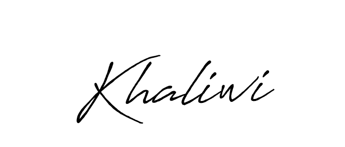 Once you've used our free online signature maker to create your best signature Antro_Vectra_Bolder style, it's time to enjoy all of the benefits that Khaliwi name signing documents. Khaliwi signature style 7 images and pictures png