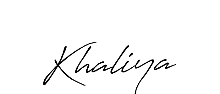 You can use this online signature creator to create a handwritten signature for the name Khaliya. This is the best online autograph maker. Khaliya signature style 7 images and pictures png